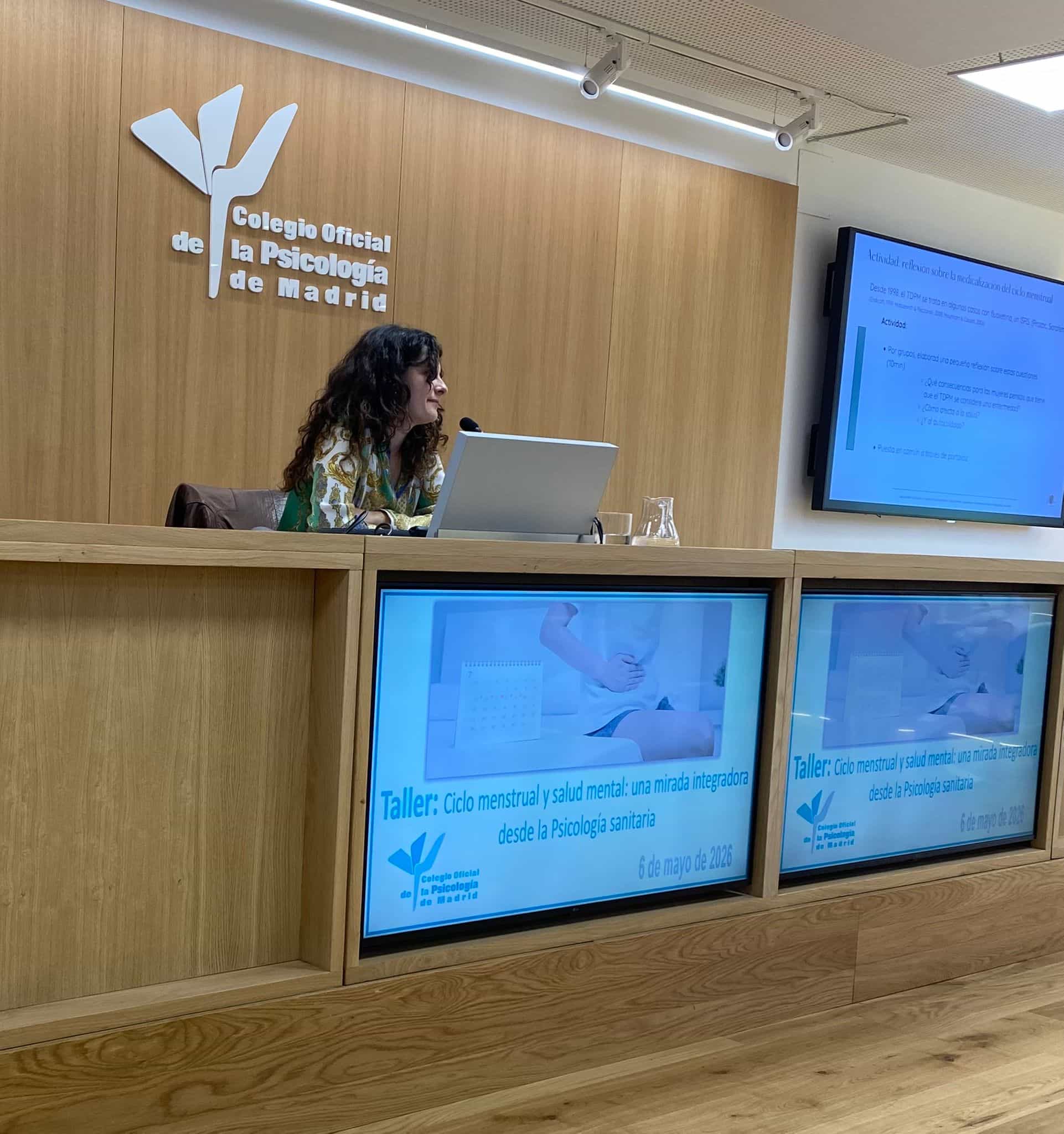I edición taller para psicólogas sobre ciclo menstrual y salud mental